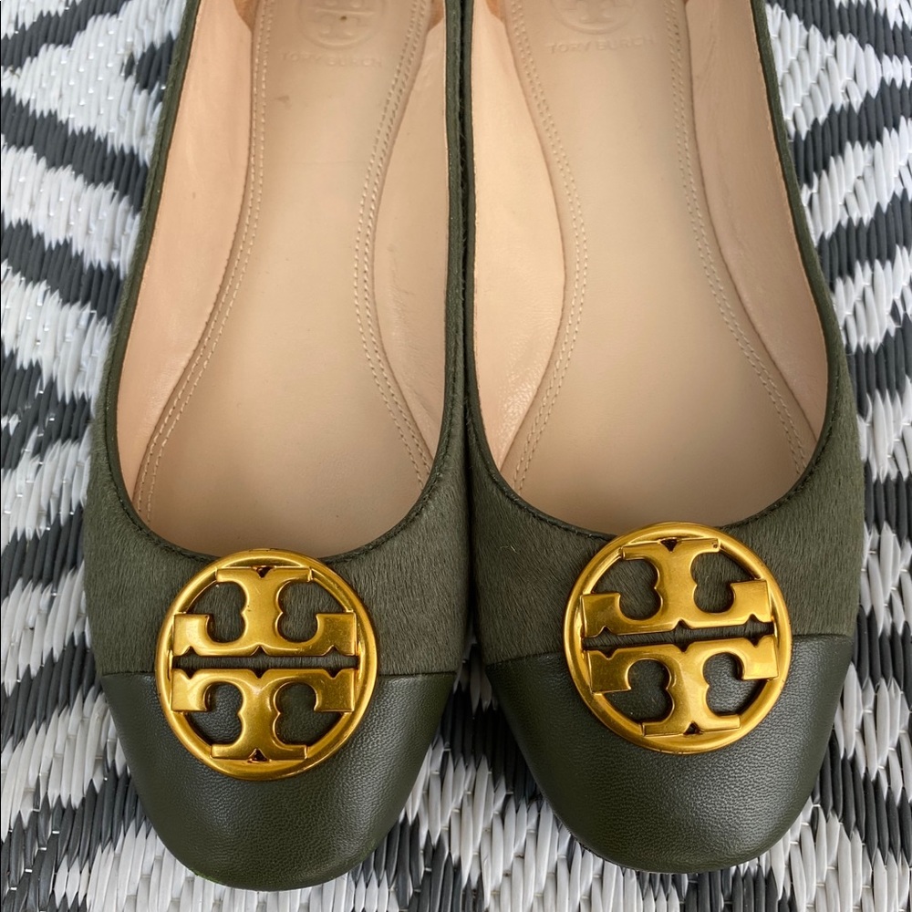 Tory Burch Chelsea Cap Toe Ballet Flats - Picture 8 of 15